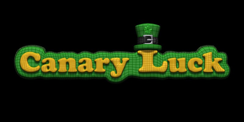 Canary Luck Logo High Poly Model Textured Wire, 2012